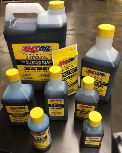 AMSOIL Saber Product Sizes